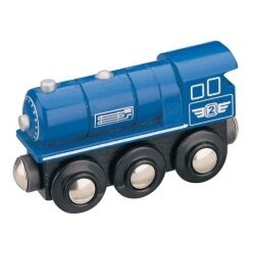 Parní lokomotiva – modrá
