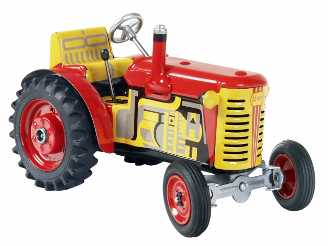 Traktor ZETOR červený – kovové disky