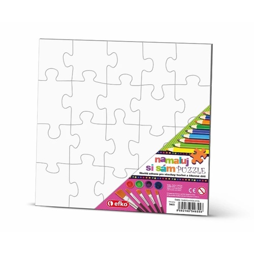 Efko Namaluj si sám Čtverec – kreativní puzzle bez potisku