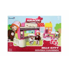 IGRÁČEK & HELLO KITTY Servírka s kavárnou a doplňky