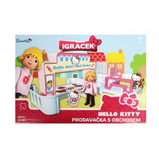 IGRÁČEK & HELLO KITTY Prodavačka s obchodem a doplňky