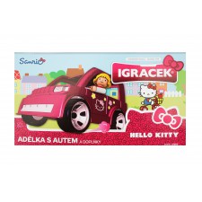 IGRÁČEK & HELLO KITTY Adélka s autem a doplňky