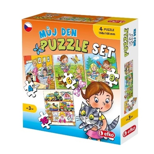 Soubor puzzle 4v1 MŮJ DEN