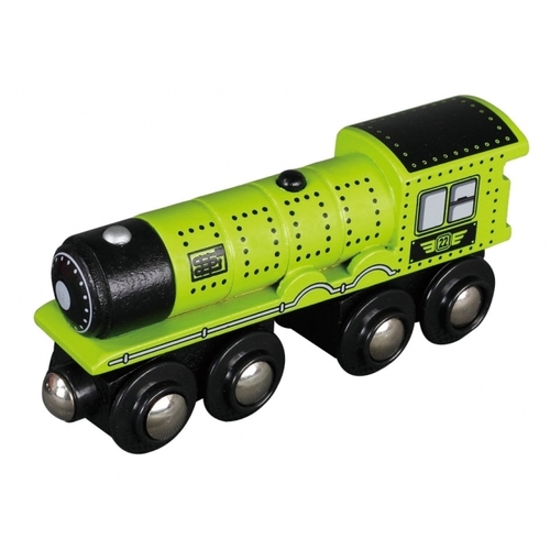 Parní lokomotiva – zelená